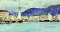イタリアの風景 1890 アイザック レヴィタン 都市景観 都市のシーン